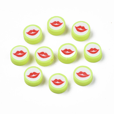 Handmade Polymer Clay Beads CLAY-N011-44A-10-1