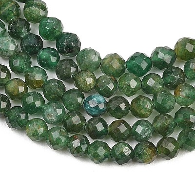 Natural Fuchsite Beads Strands G-RM250101-C33-1