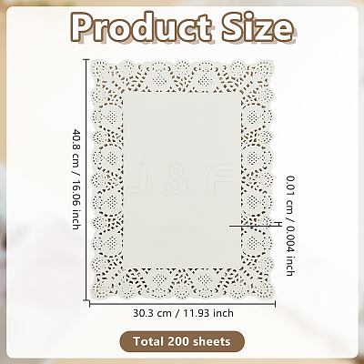 200 Sheets Paper Greaseproof Wrap Tissue DIY-GO0002-91-1
