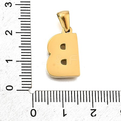Golden 304 Stainless Steel Pendants STAS-K300-01G-B-1