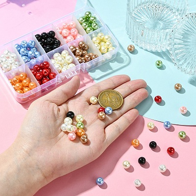 DIY Round Acrylic Bead Bracelets Making Kits DIY-YW0009-88-1