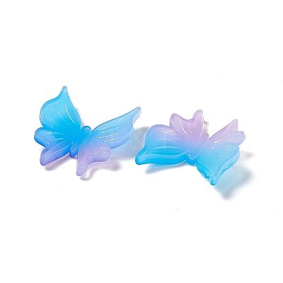 Two Tone Opaque Acrylic Cabochons OACR-C009-11B-1