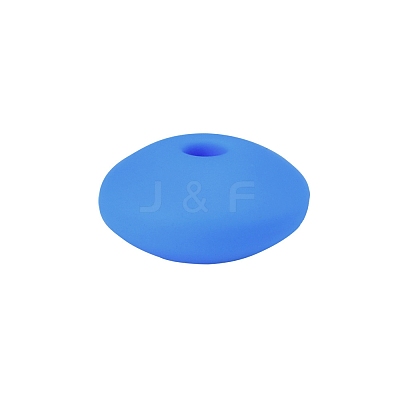 Flat Round Food Grade Silicone Beads PW-WG87984-09-1
