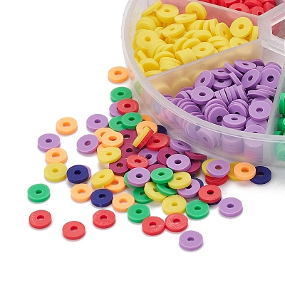 Handmade Polymer Clay Beads CLAY-YW0001-24-1