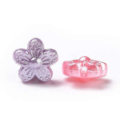 Imitation Pearl Acrylic Beads OACR-E013-28-1