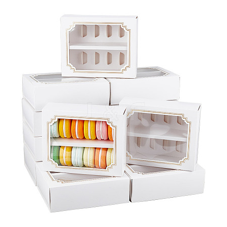 Cardboard Macaron Drawer Boxes CON-WH0086-132B-01-1