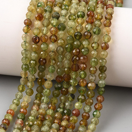 Natural Green Tourmaline Beads Strands G-Z106-A07-4mm-1