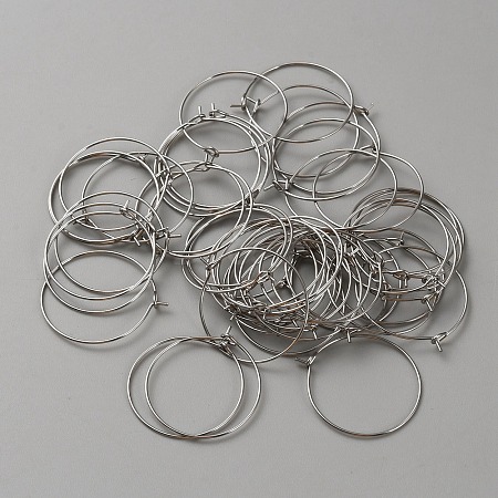 201 Stainless Steel Wine Glass Charms Rings STAS-WH20006-01C-P-1