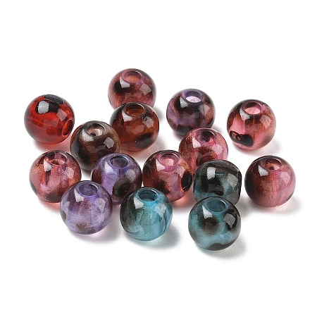 Acrylic European Beads AC-CBA6B5D-01A-1