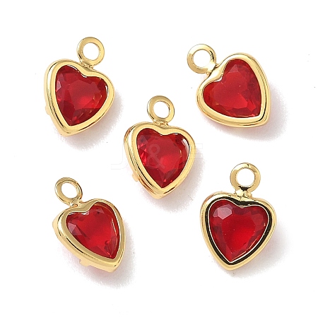 Brass Glass Charms KK-Z136-19G-02-1