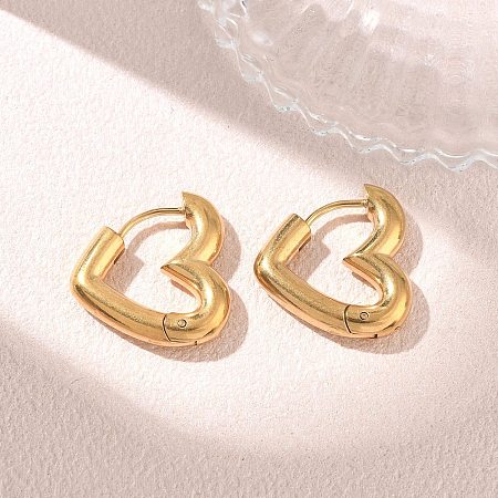 304 Stainless Steel Hoop Earrings SA-CBA46AF-26G-01-1