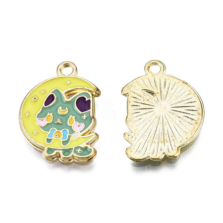 Alloy Enamel Pendants ENAM-N059-98-1