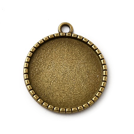 Tibetan Style Pendant Cabochon Settings LS-TIBEP-K020-06AB-NF-1