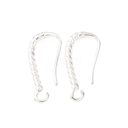 Brass Earring Hooks LS-KK-G604-02S-1