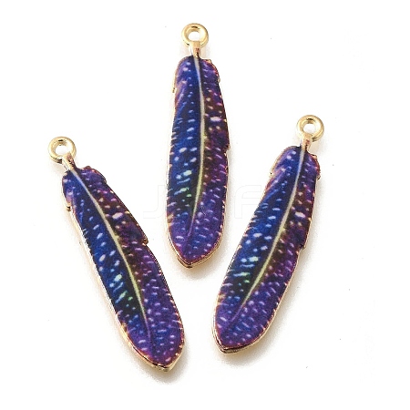 Alloy Enamel Pendants X1-FIND-G078-34G-04-1