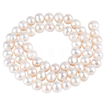  1 Strand Natural Cultured Freshwater Pearl Beads Strands PEAR-NB0001-23B-1
