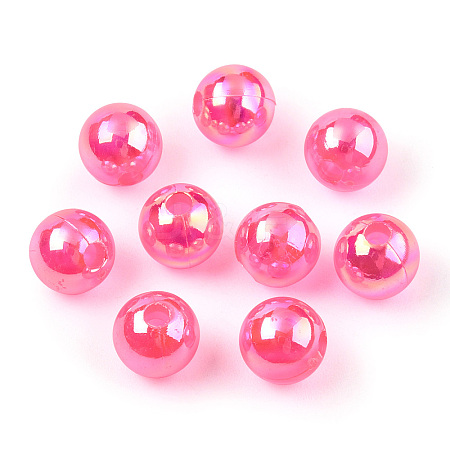Transparent Acrylic Beads LS-MACR-T046-01C-16-1