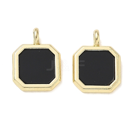Alloy Acrylic Pendants AL-CBA4262-03G-02-1