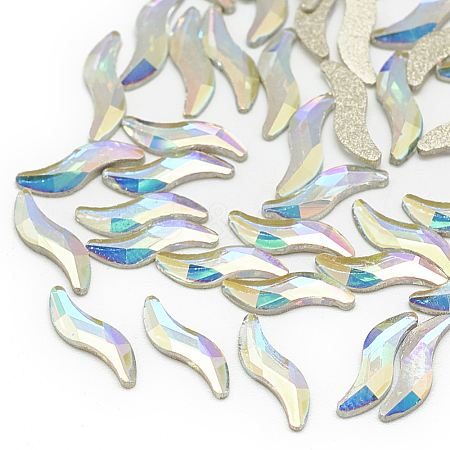 DIY Flat Back K9 Glass Rhinestone Cabochons RGLA-T060-04A-1