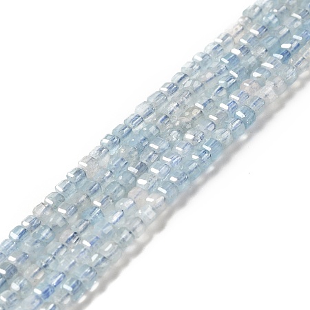 Natural Aquamarine Beads Strands G-D467-A10-1