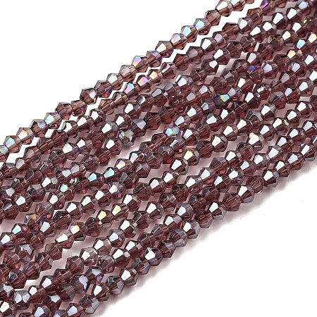 Glass Beads Strands EGLA-S056-2mm-01-1