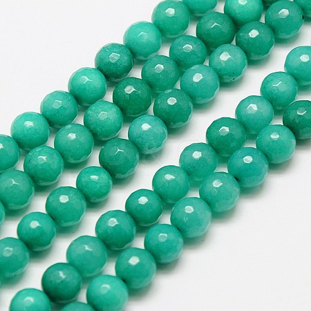 Natural Malaysia Jade Bead Strands G-M102-8mm-02-1