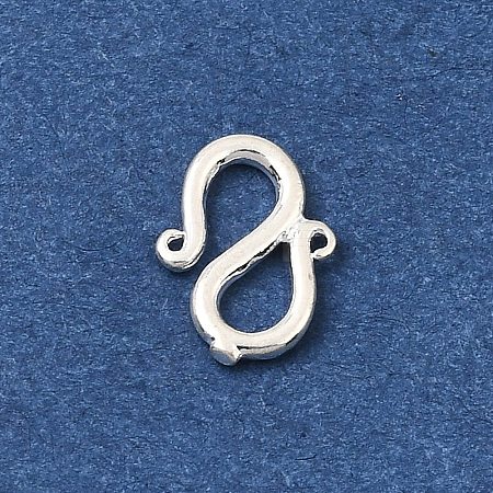 Brass S-Hook Clasps KK-CBA0DF0-13S-1