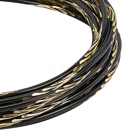 Textured Round Aluminum Craft Wire AW-BC0003-21A-1