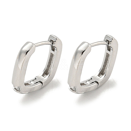 Brass Hoop Earrings EJEW-L211-010Q-P-1