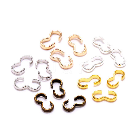 500Pcs 5 Colors Brass Link Connectors KK-CJ0001-72-1