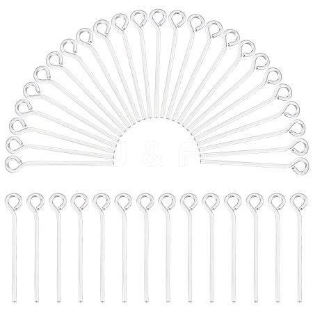 100Pcs Brass Eye Pins KK-BBC0024-76A-1