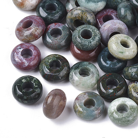 Natural Indian Agate European Beads G-Q503-03-1