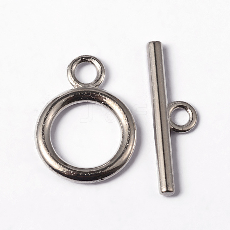 Alloy Toggle Clasps LS-TIBE-E001-P-FF-1