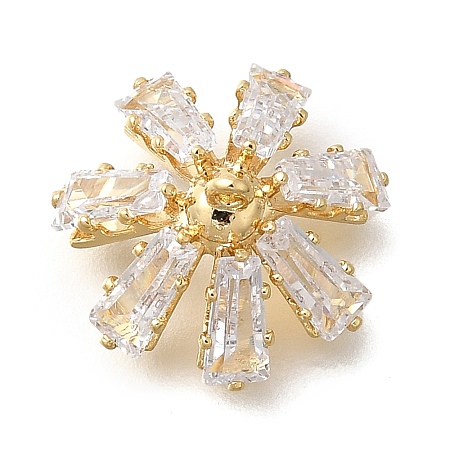 Brass Micro Pave Cubic Zirconia Pendant Bails LS-KK-Q035-01G-1