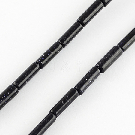 Synthetic Blue Goldstone Beads Strands X-G-R181-05-1