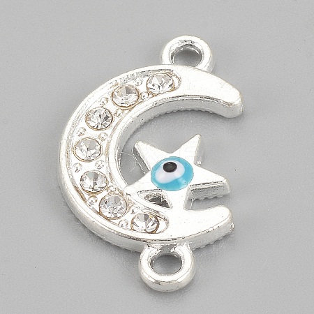 Alloy Rhinestone Links connectors LS-ALRI-S170-07S-1