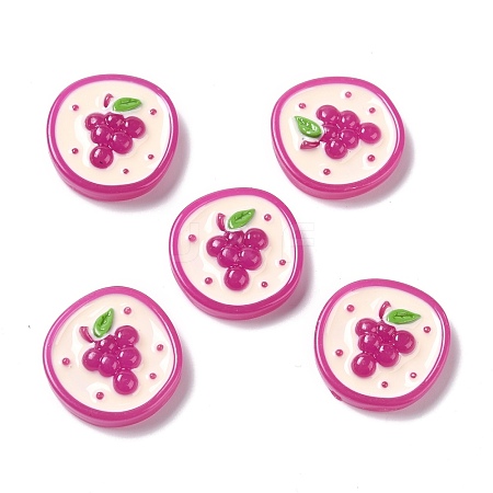 Autumn Theme Opaque Resin Cabochons CRES-M010-01-1