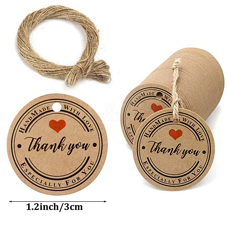 Kraft Paper Gift Tags SCRA-PW0004-177F-1