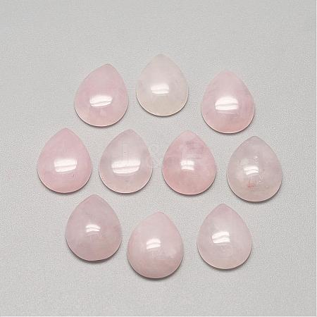 Natural Rose Quartz Cabochons G-R417-13x18-48-1
