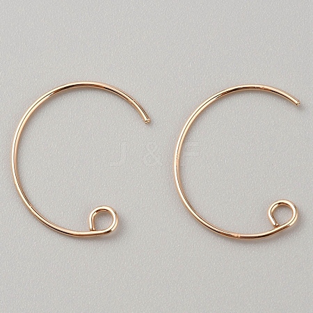 Brass Earring Hooks LS-KK-WH0044-141C-G-1