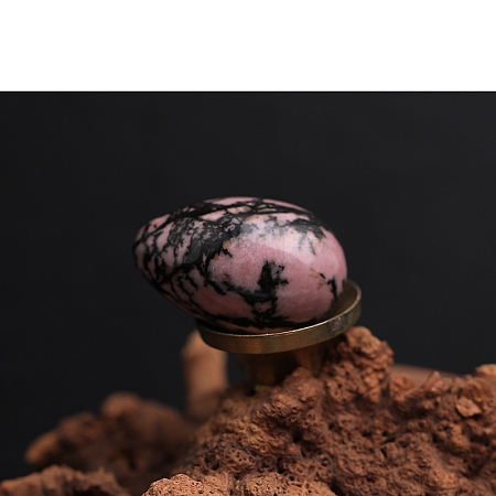 Natural Rhodonite Egg Figurines Statues for Home Office Desktop Decoration PW-WG1DC51-15-1