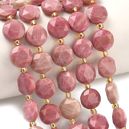 Natural Rhodonite Beads Strands G-C116-A195-01-1