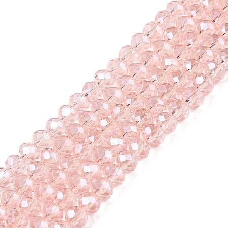 Electroplate Glass Beads Strands EGLA-A044-T4mm-A22-1