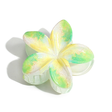 Flower Plastic Claw Hair Clips PW-WG4EC66-04-1