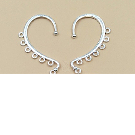 Alloy Ear Cuff Findings PALLOY-N176-09S-1