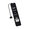 Skeleton Stainless Steel Rectangle Bookmark for Booklovers Reader PW-WGA1359-04-1