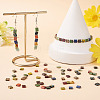 45G 9 Colors 2-Hole Baking Paint Glass Seed Beads SEED-TA0001-71-7