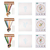 3Pcs 3 Style Vase & Flower Pattern DIY Display Decoration Embroidery Beginner Kit DIY-TA0006-16-2