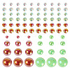 Half Round ABS Plastic Cabochons FIND-TAC0038-08A-1