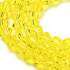 Transparent Glass Beads Strands GLAA-F029-3mm-21-3